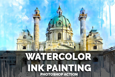 20-In-1 Magical Watercolor Actions Bundle - Artixty