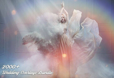 2000+ Wedding Photo Overlays Mega Bundle - Artixty