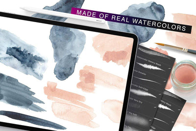The Artistic Watercolor Brush Bundle For Procreate - Artixty