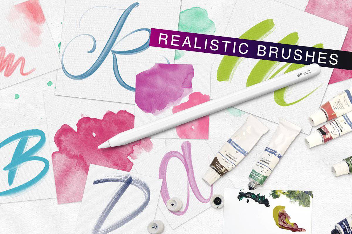The Artistic Watercolor Brush Bundle For Procreate - Artixty
