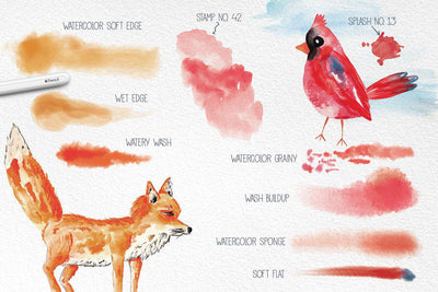 The Artistic Watercolor Brush Bundle For Procreate - Artixty