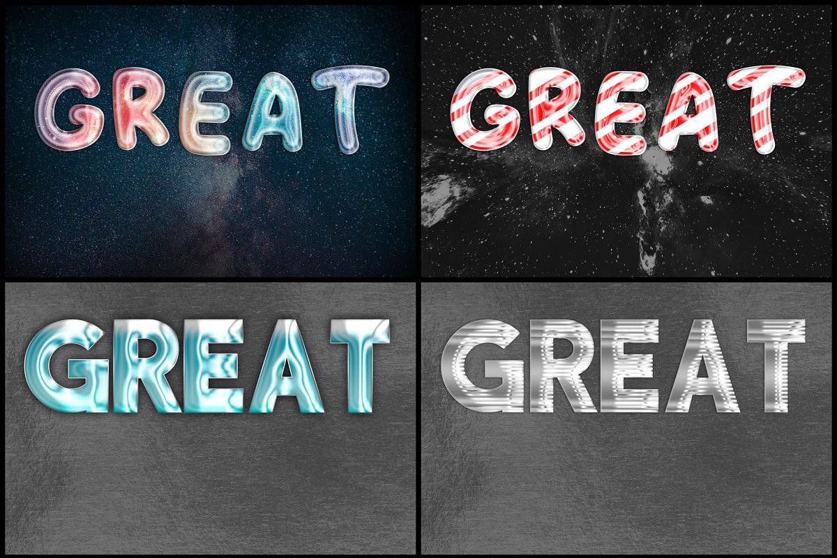 Professional Text Effects 105 Professional Text Effects Mega Bundle | Artixty