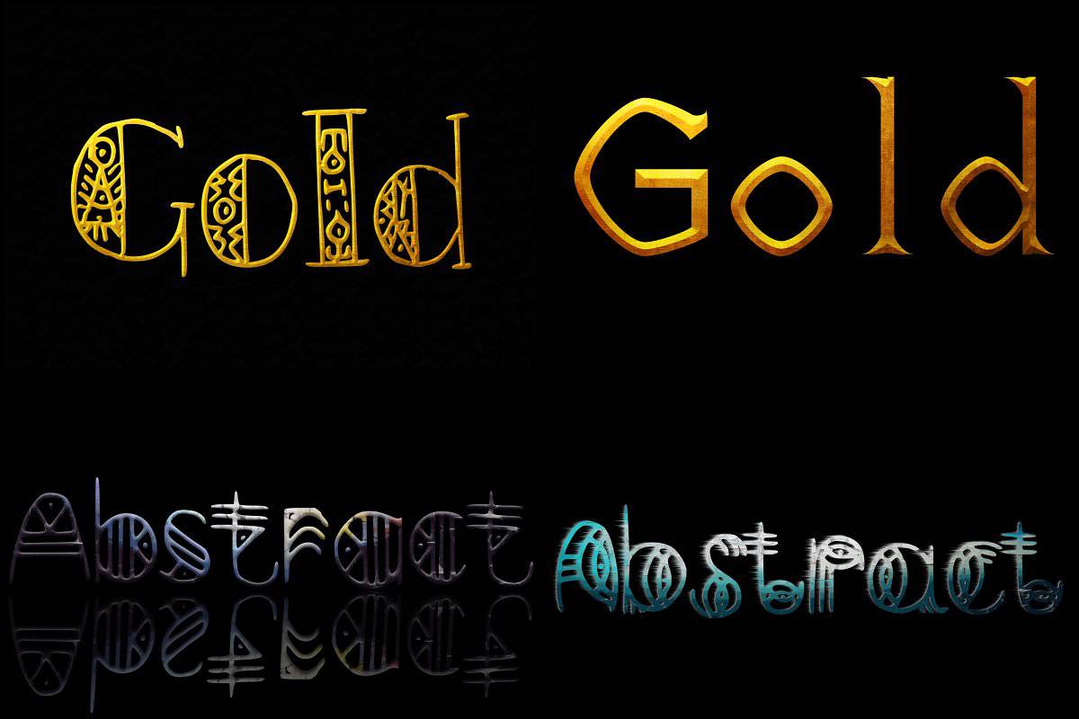 Professional Text Effects 105 Professional Text Effects Mega Bundle | Artixty