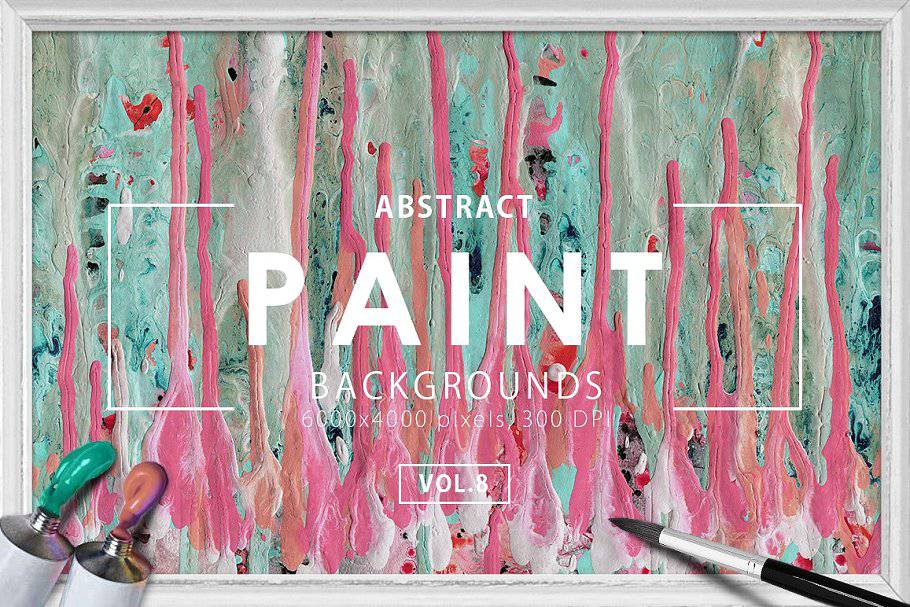 The Only Paint Backgrounds And Texture Bundle - Artixty