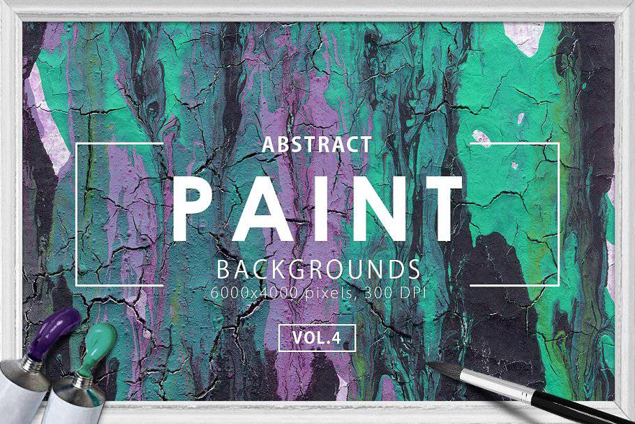 The Only Paint Backgrounds And Texture Bundle - Artixty
