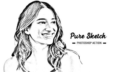 31 Trendy Sketch Photoshop Actions Bundle