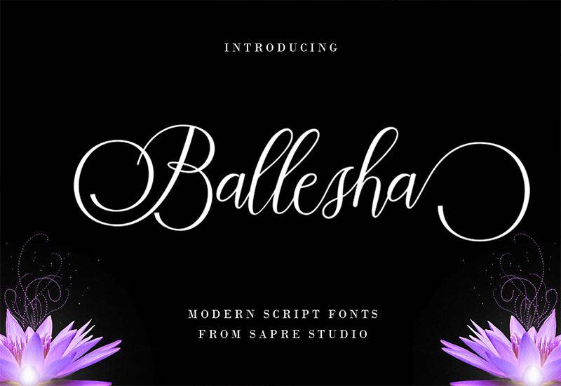 The Creative Font Bundle - 34 Calligraphy Fonts - Artixty