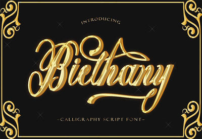 The Creative Font Bundle - 34 Calligraphy Fonts - Artixty