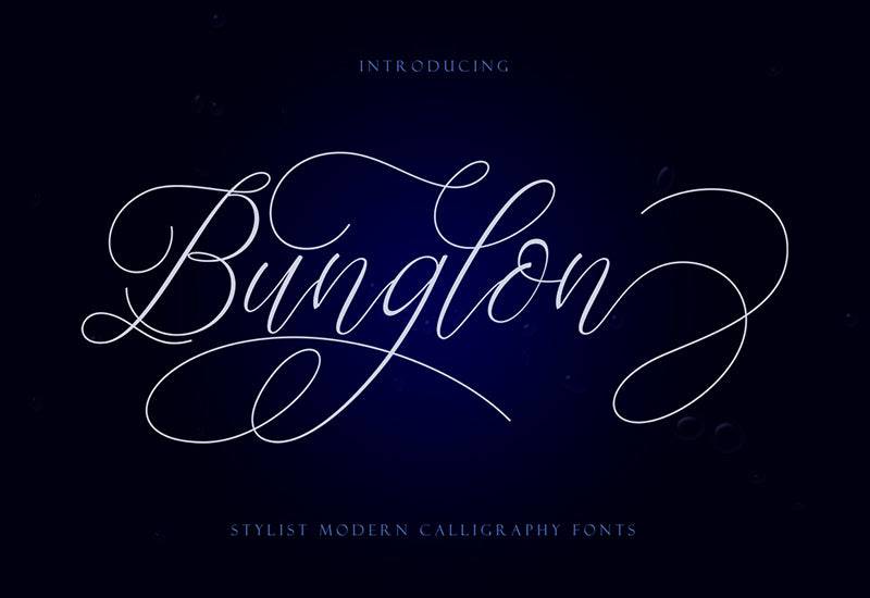 The Creative Font Bundle - 34 Calligraphy Fonts - Artixty