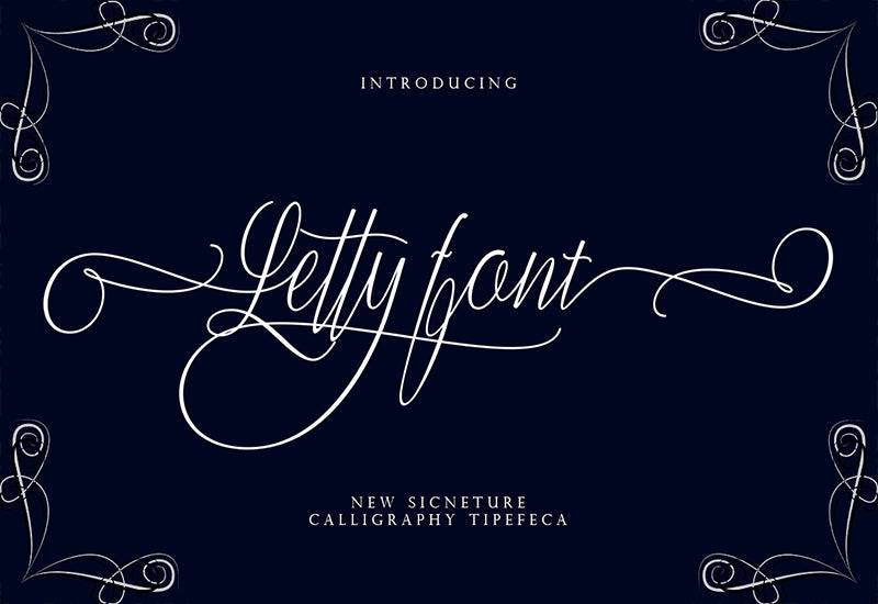 The Creative Font Bundle - 34 Calligraphy Fonts - Artixty