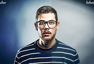 15-In-1 Oil Painting Photoshop Actions Bundle - Artixty