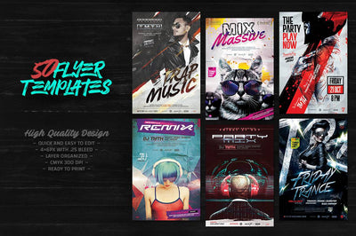 The Phenomenal Flyer Templates & Stock Models Bundle - Artixty