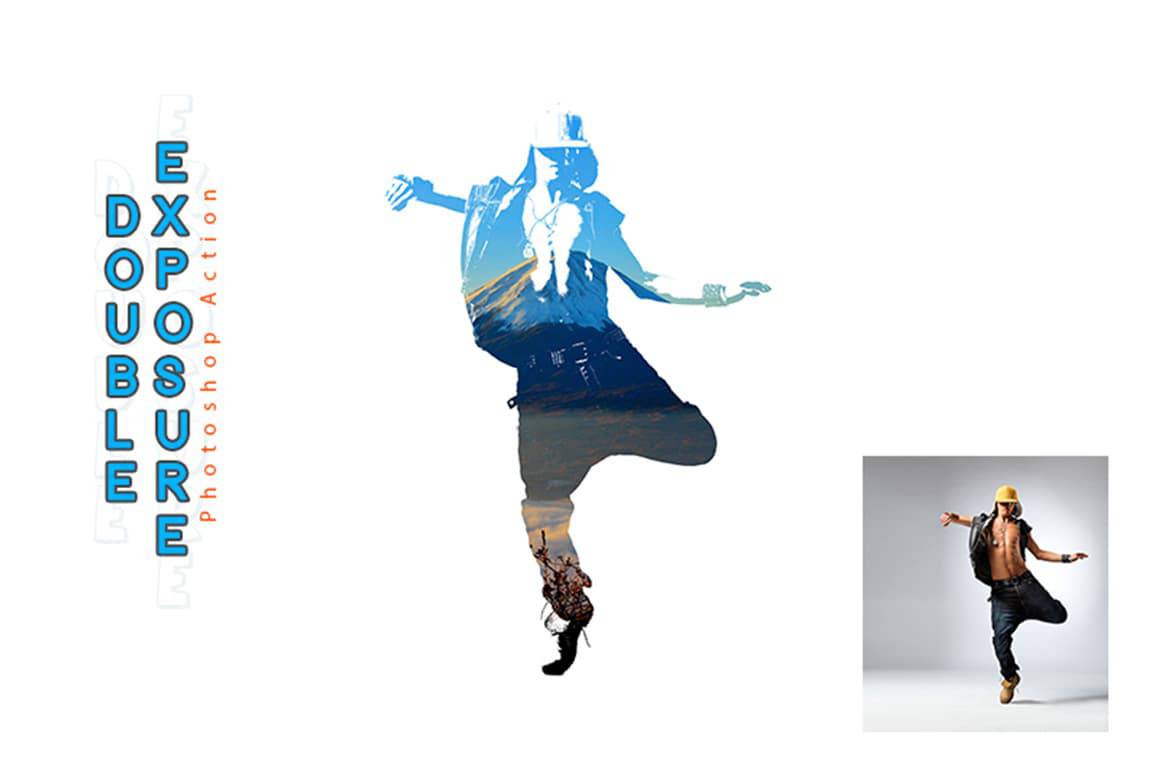 6-In-1 Double Exposure Photoshop Actions Bundle - Artixty