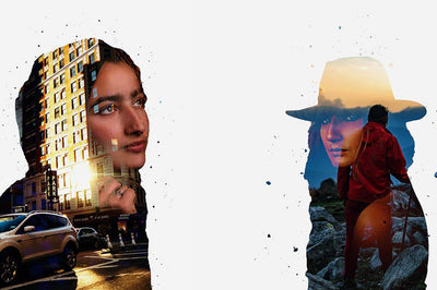 6-In-1 Double Exposure Photoshop Actions Bundle - Artixty