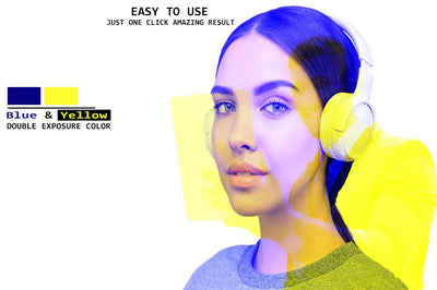 6-In-1 Double Exposure Photoshop Actions Bundle - Artixty
