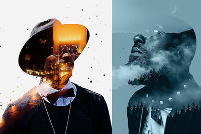 6-In-1 Double Exposure Photoshop Actions Bundle - Artixty