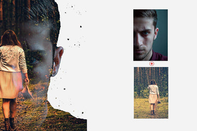 6-In-1 Double Exposure Photoshop Actions Bundle - Artixty