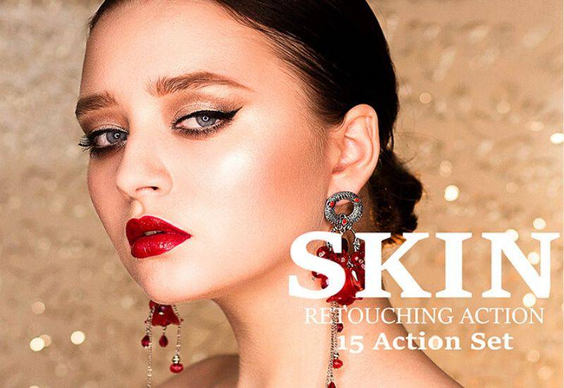 15 Skin Retouching Photoshop Actions Bundle - Artixty