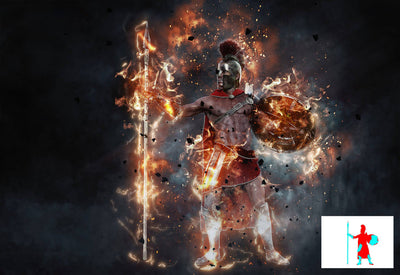 10-In-1 Lighting Explosions Photoshop Actions Bundle - Artixty