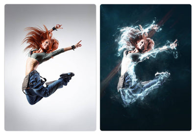 10-In-1 Lighting Explosions Photoshop Actions Bundle - Artixty