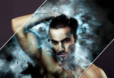 10-In-1 Lighting Explosions Photoshop Actions Bundle - Artixty