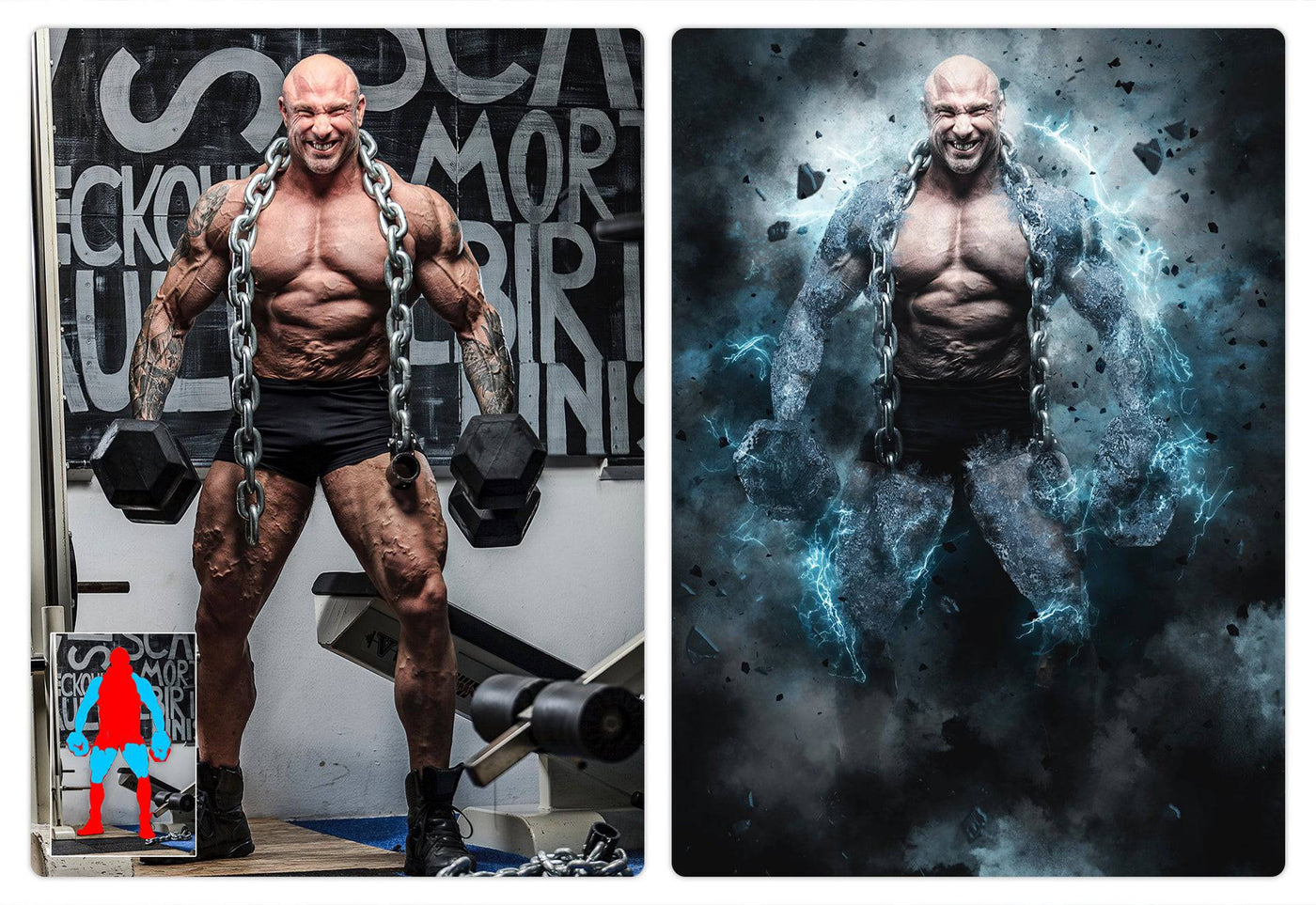 10-In-1 Lighting Explosions Photoshop Actions Bundle - Artixty