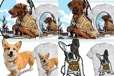 Mega T-Shirt Designs Bundle - 260 Design Templates - Artixty