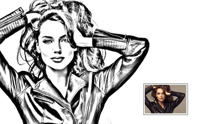 31 Trendy Sketch Photoshop Actions Bundle