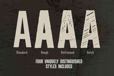 Expat Handmade Rugged Typeface - Artixty