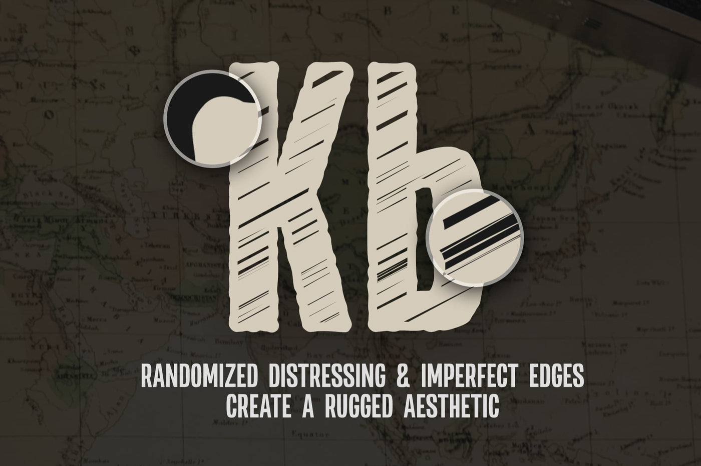 Expat Handmade Rugged Typeface - Artixty