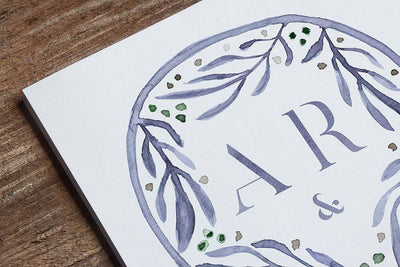 The Watercolor Monogram Illustration Bundle - Artixty