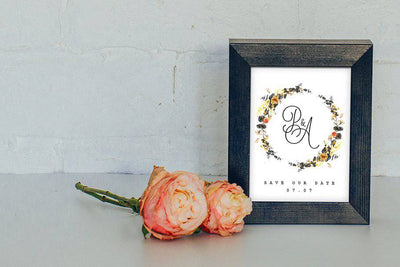 The Watercolor Monogram Illustration Bundle - Artixty