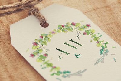 The Watercolor Monogram Illustration Bundle - Artixty
