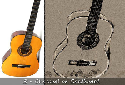 25 Realistic Charcoal Drawing & Sketching Effects - Artixty