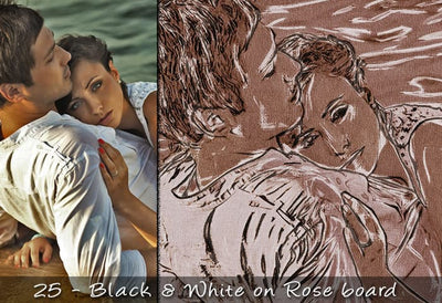 25 Realistic Charcoal Drawing & Sketching Effects - Artixty