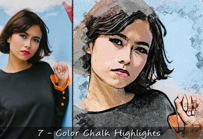 25 Realistic Charcoal Drawing & Sketching Effects - Artixty