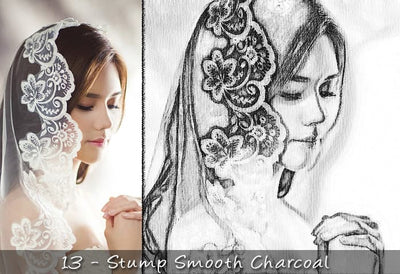 25 Realistic Charcoal Drawing & Sketching Effects - Artixty