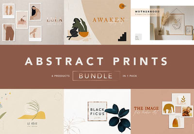 The Abstract Print Illustration Bundle - Artixty