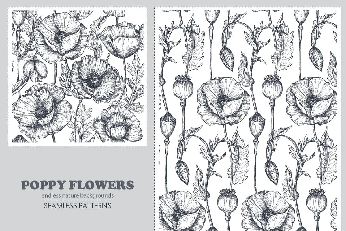 The Large Vector Flowers Bundle - 400+ Design Elements - Artixty