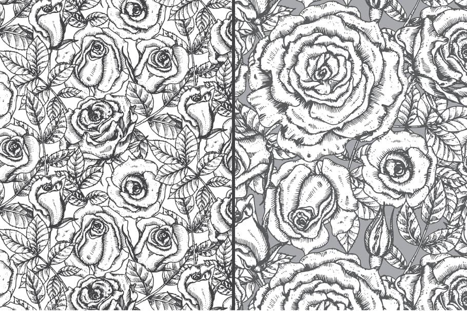 The Large Vector Flowers Bundle - 400+ Design Elements - Artixty