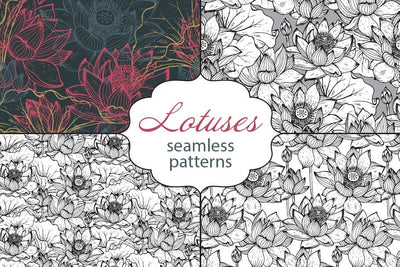 The Large Vector Flowers Bundle - 400+ Design Elements - Artixty
