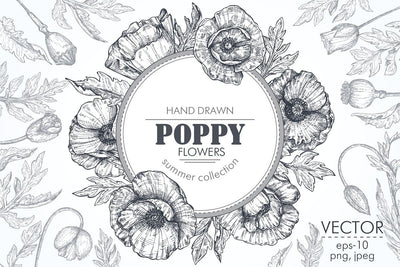 The Large Vector Flowers Bundle - 400+ Design Elements - Artixty