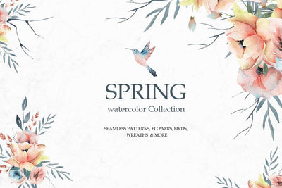 The Whole Shop Watercolor Bundle - 2500+ Elements - Artixty