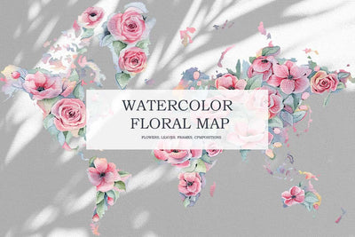 The Whole Shop Watercolor Bundle - 2500+ Elements - Artixty
