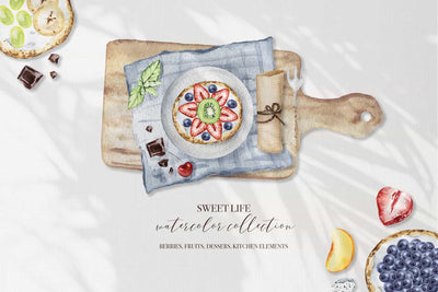 The Whole Shop Watercolor Bundle - 2500+ Elements - Artixty