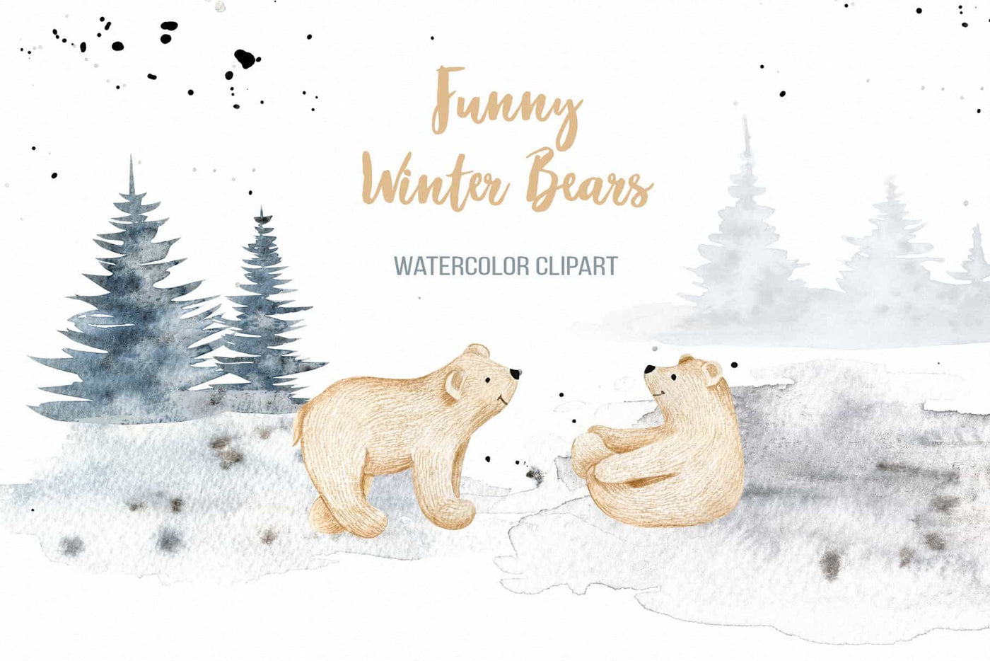 The Whole Shop Watercolor Bundle - 2500+ Elements - Artixty