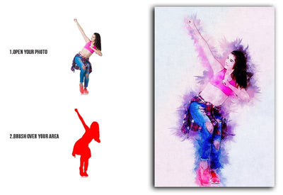 11-In-1 Elegant Watercolor Photoshop Actions Bundle - Artixty