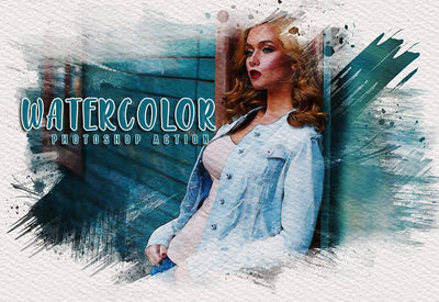 11-In-1 Elegant Watercolor Photoshop Actions Bundle - Artixty