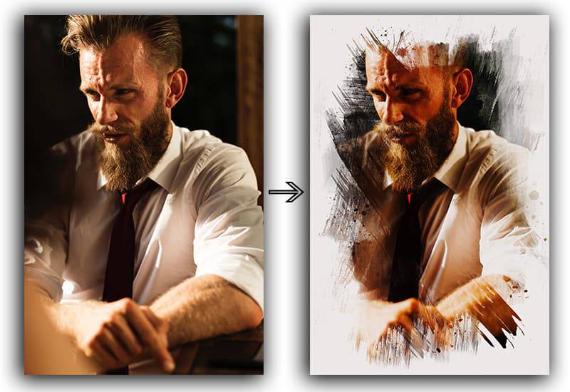 11-In-1 Elegant Watercolor Photoshop Actions Bundle - Artixty