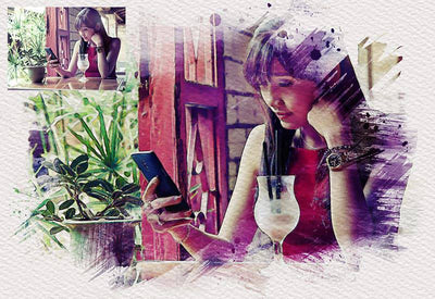 11-In-1 Elegant Watercolor Photoshop Actions Bundle - Artixty